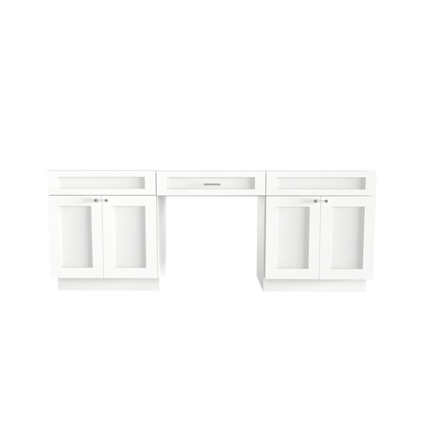 DISAR 90'' Double Bathroom Vanity Base Only | Wayfair